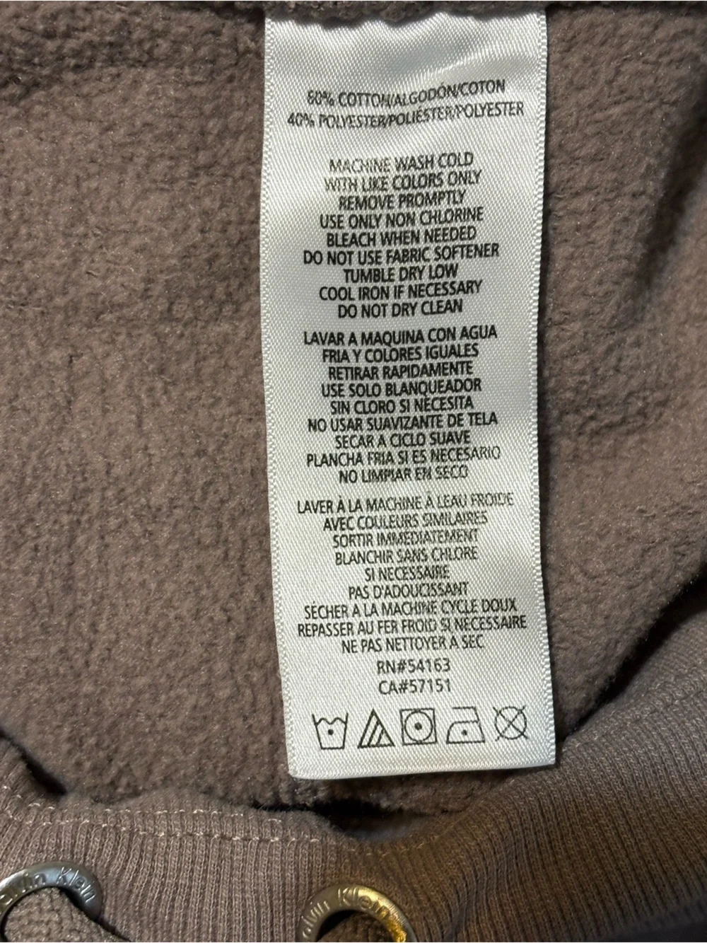 Calvin Klein Performance Taupe Drawstring Joggers